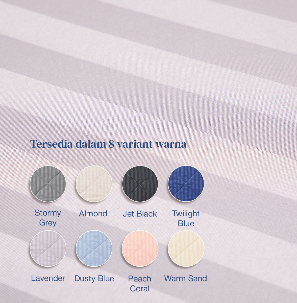 Luxe Dobby Stripe Blanket (Bedcover Only)