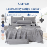 Luxe Dobby Stripe Blanket (Bedcover Only)