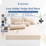 Luxe Dobby Stripe Bedsheet