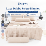 Luxe Dobby Stripe Blanket (Bedcover Only)