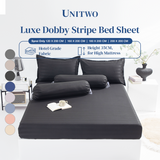 Luxe Dobby Stripe Bedsheet
