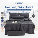 Luxe Dobby Stripe Blanket (Bedcover Only)