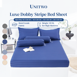 Luxe Dobby Stripe Bedsheet