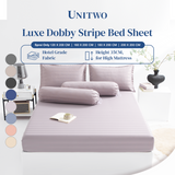 Luxe Dobby Stripe Bedsheet