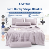 Luxe Dobby Stripe Blanket (Bedcover Only)