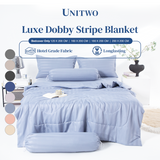 Luxe Dobby Stripe Blanket (Bedcover Only)