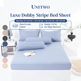 Luxe Dobby Stripe Bedsheet