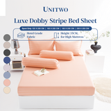 Luxe Dobby Stripe Bedsheet