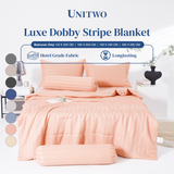 Luxe Dobby Stripe Blanket (Bedcover Only)