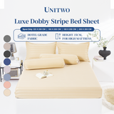 Luxe Dobby Stripe Bedsheet