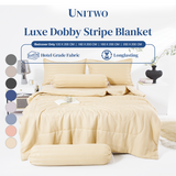 Luxe Dobby Stripe Blanket (Bedcover Only)